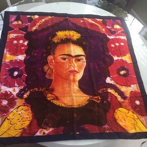 Frida Kahlo 100% Silk Scarf